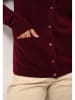 Just Cashmere Kaschmir-Cardigan "Katharine" in Bordeaux