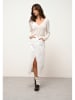 Just Cashmere Kasjmieren vest "Norma" wit