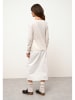 Just Cashmere Kasjmieren vest "Norma" wit