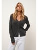 Just Cashmere Kasjmieren vest "Norma" antraciet