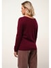 Just Cashmere Kasjmieren trui "Grace" bordeaux