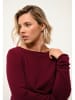 Just Cashmere Kasjmieren trui "Grace" bordeaux