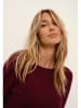 Just Cashmere Kaszmirowy sweter "Vivian" w kolorze bordowym