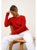Just Cashmere Kasjmieren trui "Vivian" rood
