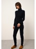 Just Cashmere Kasjmieren broek "Wendy" donkerblauw