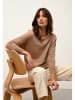 Just Cashmere Kaszmirowy sweter "Rebecca" w kolorze karmelowym