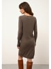 Just Cashmere Kasjmieren jurk "Susan" bruin