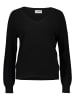 Just Cashmere Kasjmieren longsleeve "Glams" zwart