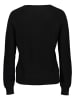 Just Cashmere Kasjmieren longsleeve "Glams" zwart