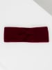 Just Cashmere Kaszmirowa opaska "Namad" w kolorze bordowym