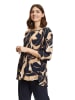 Betty Barclay Bluse in Dunkelblau/ Beige