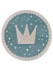 Hanse Home Laagpolig tapijt "Crown" blauw/crème