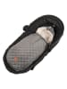 Kaiser Naturfellprodukte Voetenzak voor babyzitje "Velvet Hoody" grijs - (L)80 x (B)39 cm