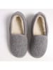 Kaiser Naturfellprodukte Wolle-Hausschuhe "Trondheim" in Grau