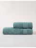 Elizabed 2-delige handdoekenset turquoise