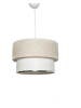 Opviq Hanglamp beige/wit - (H)75 x Ø 30 cm