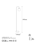 Opviq Staande lamp goudkleurig - (H)146 cm