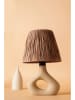 Opviq Tafellamp lichtbruin/crème - (H)40 x Ø 24 cm