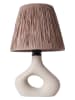 Opviq Tafellamp lichtbruin/crème - (H)40 x Ø 24 cm