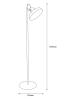 Opviq Lampa stojąca w kolorze czarnym - wys. 145 cm