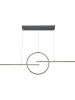 Globo lighting LED-Hängeleuchte "Barral" in Gold- (L)124 x (B)10,5 x (H)150 cm