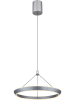 Globo lighting LED-Hängeleuchte "Ferra" in Silber - (H)200 x Ø 50 cm 