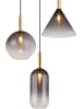 Globo lighting LED-Hängeleuchte in Schwarz/ Gold - (H)150 x Ø 43 cm 