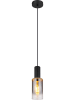 Globo lighting Hanglamp "Classis" zwart - (H)120 x Ø 25 cm