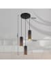 Globo lighting Lampa wisząca "Crocky" w kolorze czarnym - wys. 150 x Ø 34 cm