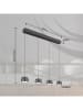 Globo lighting LED-Hängeleuchte "Marthy" in Schwarz - (L)80,5 x (B)10 x (H)200 cm 