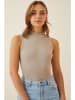 Happiness Istanbul 2er-Set: Tops in Beige/ Braun