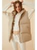 Happiness Istanbul Steppweste in Beige