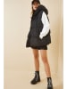 Happiness Istanbul Doorgestikte bodywarmer zwart