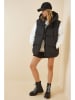 Happiness Istanbul Doorgestikte bodywarmer zwart
