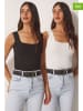 Happiness Istanbul 2-delige set: tops zwart/wit