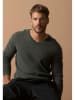 Perfect Cashmere Kaszmirowy sweter "Alexander" w kolorze ciemnozielonym