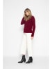 Perfect Cashmere Kasjmieren vest "Paige" donkerrood