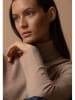 Perfect Cashmere Kaschmir-Rollkragenpullover "Tracy" in Beige