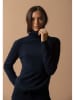 Perfect Cashmere Kaschmir-Rollkragenpullover "Tracy" in Dunkelblau