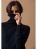 Perfect Cashmere Kasjmieren coltrui "Tracy" donkerblauw