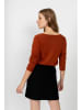 Perfect Cashmere Kaszmirowy sweter "Penelope" w kolorze ceglanym