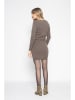 Perfect Cashmere Kaszmirowa sukienka "Molli" w kolorze brązowym