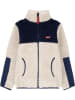 Levi's Kids Fleecejacke in Beige/ Dunkelblau