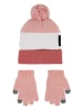 Levi's Kids 2-delige set: muts en handschoenen lichtroze