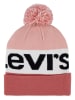Levi's Kids 2tlg. Set: Mütze und Handschuhe in Rosa