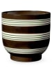 Kähler Bloempot "Omaggio" bruin/crème - (H)18 x Ø 19 cm