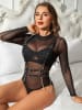 INTIMAX Paski harness w kolorze czarnym