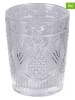 Villa d´Este 6-delige set: glazen "Pina Colada" transparant - 250 ml