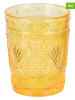 Villa d´Este 4-delige set: glazen "Pina Colada" geel/oranje/groen - 250 ml