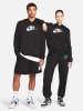 Nike Sportswear Hoodie in Schwarz/ Weiß